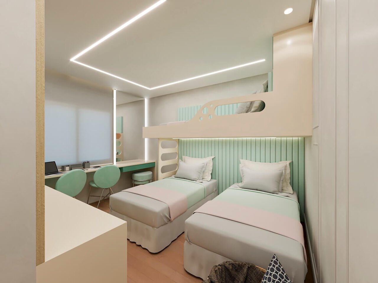 quarto infantil feminino irmas